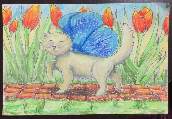 Fairy kitty by Amy Sue Stirland